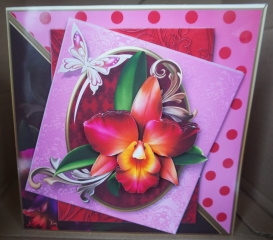 Orchid - Layered Card Mini Kit by Gill Dean