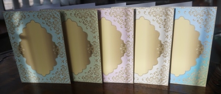 Inspiration Blank Pastel Card Fronts Kit by Gill Dean