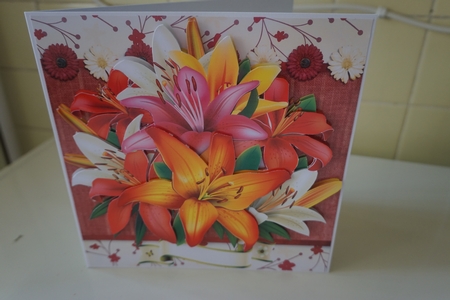 Bouquet Series - Multi Lily by Gill Dean