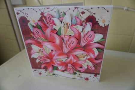 Bouquet Series - Pink Lily by Gill Dean