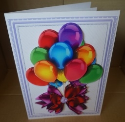 Birthday balloons any age mini kit by Gill Dean