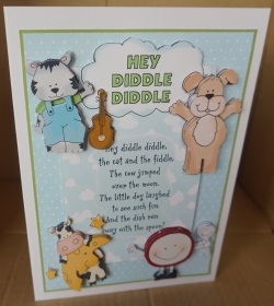 HEY DIDDLE DIDDLE NURSERY RHYME MINIKIT by Gill Dean