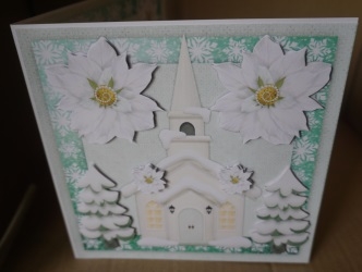 Christmas  Church  Quick card by Gill Dean