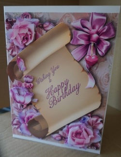 Birthday Scrolls 1 by Gill Dean