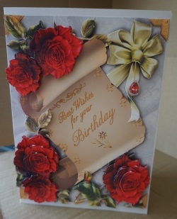 Birthday Scrolls 5 by Gill Dean