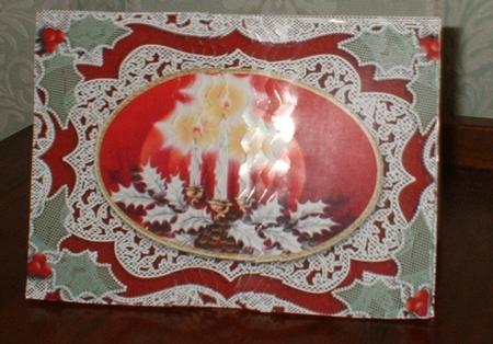 Christmas Candle Trip Wavy Side Stacker Kit by Gill Dean