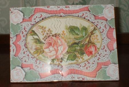 Rose Bouquet 2 Wavy Side Stacker Kit by Gill Dean