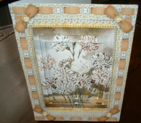 Black Carnations Lace Eyelet A4 Tunnel Kit by Gill Dean
