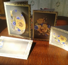 Yellow Roses Notelet Gift Set by Gill Dean