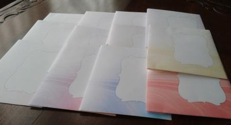 12 Pastel Gradient Envelopes by Gill Dean