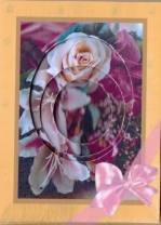 From the Heart Floral Tunnel Invertage Sheet by Gill Dean
