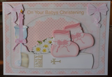 On Your Baby Girls Christening by Gill Dean