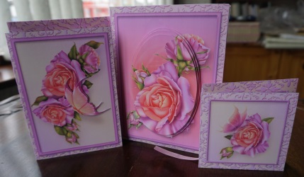 Summer Roses Notelet Gift Set by Gill Dean