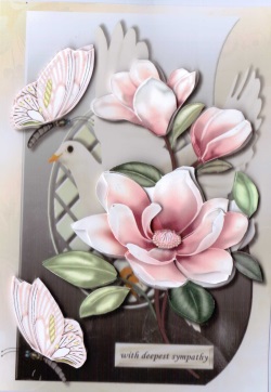 Shaped Card Lattice Sympathy by Gill Dean