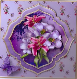 Lilies Stacked Layers Mini Kit by Gill Dean
