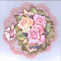 Vintage Rose Roses by Gill Dean