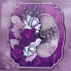 Snowy Night - Aperture Layer Card Mini Kit by Gill Dean