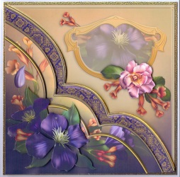Late Bloom Lilac 8x8 Mini Kit by Gill Dean