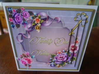 21 Today Birthday by Gill Dean