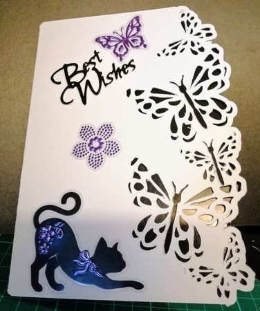 butterfly over the edge card 2 by Gill Gardiner
