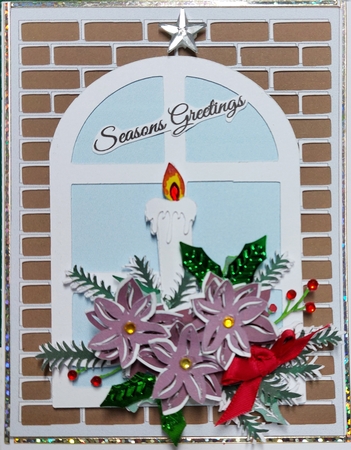 Christmas Window by Gill Gardiner