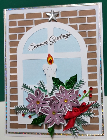 Christmas Window by Gill Gardiner