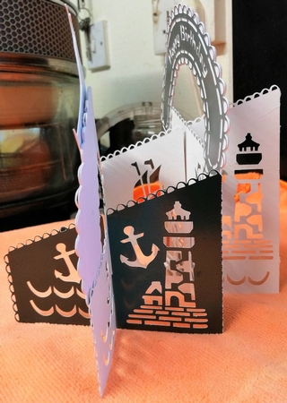 3D Cascade All at Sea by Gill Gardiner