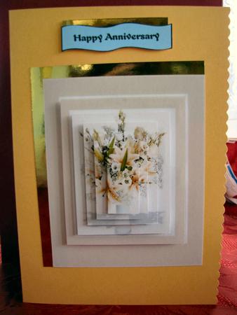 Vase of Lilies Design Stacker Sheet by Gill Gardiner