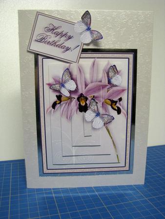 Butterflies and Orchids Pyramid by Gill Gardiner