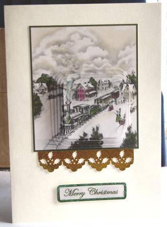 Vintage Railway Station by Gill Gardiner