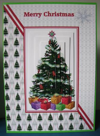 Presents Around the Tree Pyramid by Gill Gardiner