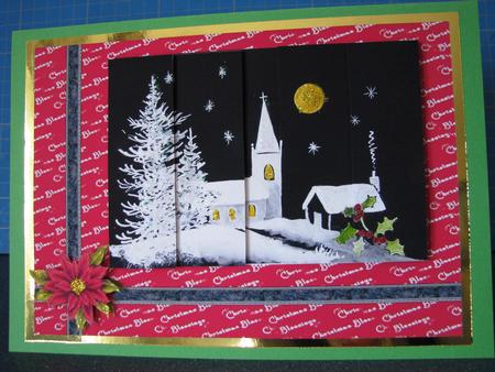 Christmas at Night by Gill Gardiner