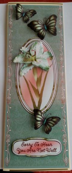 Pale Green Lily by Gill Gardiner