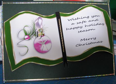 Christmas Bauble Book Sheet by Gill Gardiner