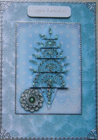 Vintage Floral 75.1, Evergreen Tree by Gill Middleton