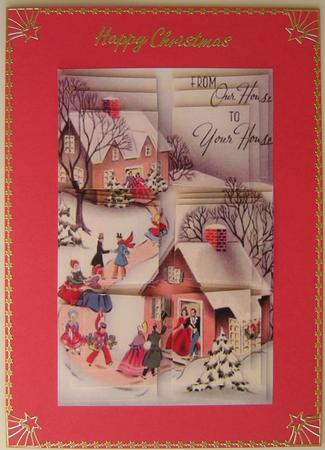 Our House to Your House 3D Card Panels by Gill Middleton