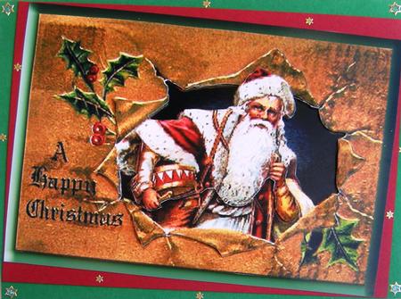 Surprise! It's Father Christmas - Green by Gill Middleton