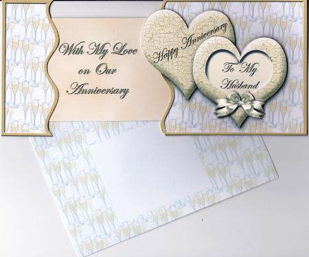 Inserts for Slide-inside Kit - Our Anniversary by Gill Middleton
