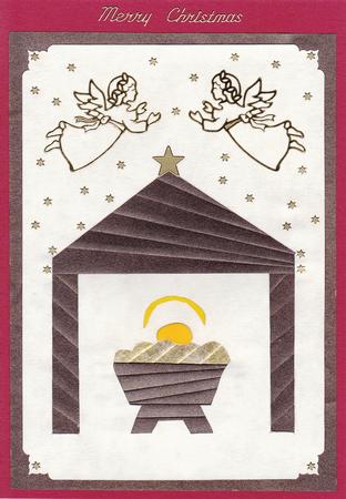Jesus in the Manger by Gill Middleton