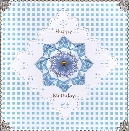 Spots, Stripes & Squares - Blue by Gill Middleton