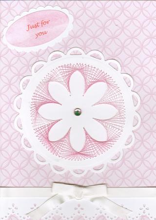 A6 Card Bases - Embossed Circles - Pastels by Gill Middleton