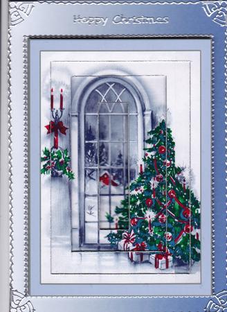 A Christmas Moment Tunnell Card by Gill Middleton