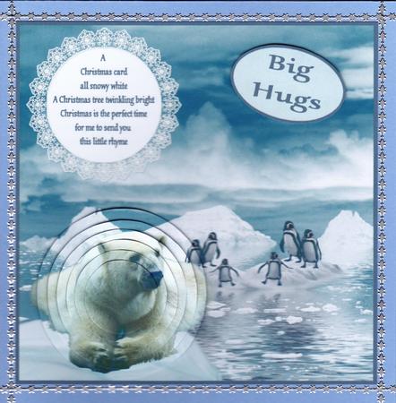 Christmas Bear Hugs by Gill Middleton