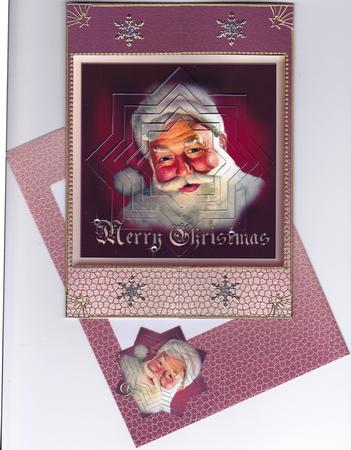 Santa is a Star - Gatefold Card Kit by Gill Middleton