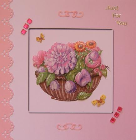 Baby Pink Shaded Cards by Gill Middleton