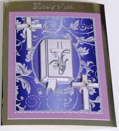 Holy Bible Sympathy Card 7 by Gill Middleton