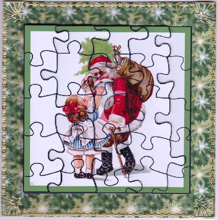 Jigsaw Layers - Santa's Sack by Gill Middleton
