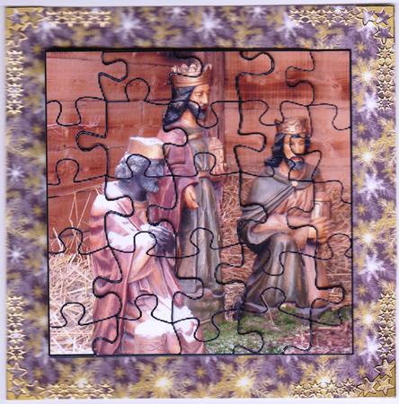 Jigsaw Layers - the Three Kings by Gill Middleton