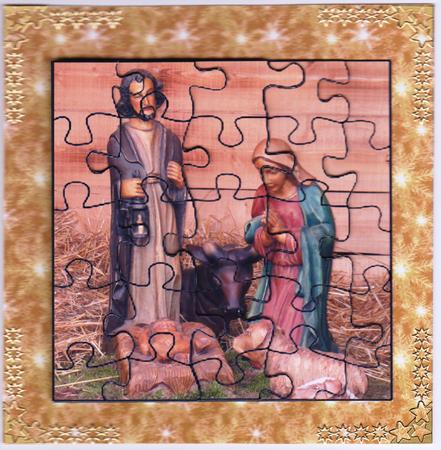 Jigsaw Layers - Nativity by Gill Middleton