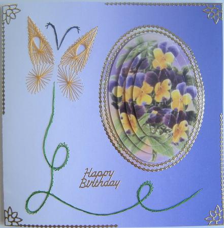 Shaded Cards - Bright Squares by Gill Middleton